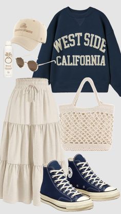 Converse Ootd, Cute Church Outfits, Outfit Ideas Spring, Casual Chic Outfits, Stile Hijab