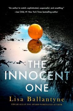 an orange floating on top of water with the words the innocent one written below it