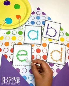 Alphabet Letter Tracing activity for Preschool. Sensory Path, Preschool Patterns, Printables Etsy, Alphabet Game, Activity Preschool, Alphabet Activity