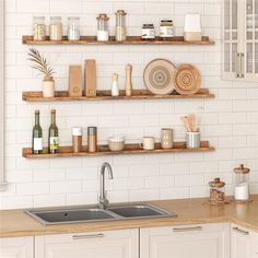 the kitchen is clean and ready to be used as a place for cooking or baking