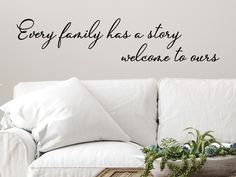 4 circles that say, black, white, grey, brown’ to indicate in what color the vinyl wall decal can be made for Every Family Has A Story Welcome To Ours Cursive Fun Wall Painting Ideas Creative, Wall Painting Ideas Creative Living Room, Laundry Decal, Wall Painting Ideas Creative, Every Family Has A Story, Beautiful Cursive Fonts, Wall Decals Laundry, Laundry Room Decal, Christian Wall Decals