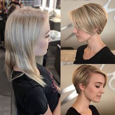 110 Before / After Short Hair Photos - Long to Short Hair Transformations Long To Short Hair, Hair Brained, Super Long Hair, Mid Length Hair, Hair Color Dark, Hair Photo, Hair Transformation, Short Hairstyles For Women