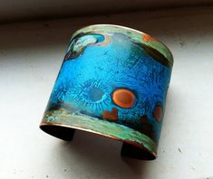 The Original Patina Cuff Mixed Verdigris 2 Copper | Etsy Artisan Blue Cuff Bracelet, Handmade Blue Cuff Bracelet, Artisan Handmade Blue Cuff Bracelet, Handmade Artisan Blue Cuff Bracelet, Artisan Cuff Bracelet As Gift, Artisan Cuff Bracelet For Gift, Artistic Patina Cuff Bracelet Gift, Artistic Patina Cuff Bracelet As Gift, Handmade Artisan Cuff Bracelet