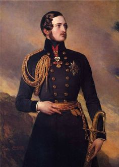 Franz Xavier Winterhalter  Albert von Sachsen-Coburg und Gotha,1842 Franz Xavier Winterhalter, Charles Emmanuel, Prins Albert, Man In Uniform, Franz Xaver Winterhalter