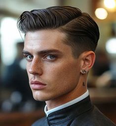 This Long Side Part with Tapered Sides haircut for men is timeless, versatile and effortlessly attractive, making it a popular style suitable for any occasion, from the office to formal occasions like weddings.