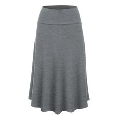 Women's lightweight flared midi pull on closure skirt is the perfect piece to add to your wardrobe. This stylish skirt is cut from a lightweight fabric (95% Rayon / 5% Spandex) with a comfortable elasticated waistband for easy pull on closure. It features an A-line silhouette that flares out from the waist to create a midi-length hemline. The design has an elegant, feminine flair that will flatter your figure and show off your curves. The fabric is soft and breathable, making it the perfect choi Plus Size Pencil Skirt, Flared Midi Skirt, Work Formal, Midi Flare Skirt, Women Skirt, Skirts Midi High Waisted, Womens Maxi Skirts, Long Skirts For Women, Elegant Skirt