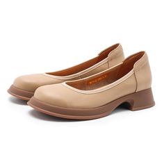 dwarves1524-2 pumps 5.5 Apricot Beige Leather Shoes With Medium Width And Round Toe, Beige Leather Shoes Medium Width With Round Toe, Workwear Almond Toe Ballet Flats With Rubber Sole, Modern Ballet Flats With Rubber Sole And Round Toe, Leather Ballet Flats With Round Toe And Leather Sole, Beige Slip-ons With Leather Sole For Work, Beige Leather Shoes With Flat Heel And Medium Width, Beige Flats With Textured Sole For Work, Beige Slip-on Leather Shoes For Work