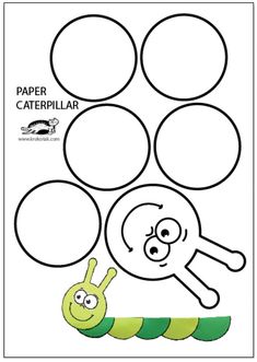 the very hungry caterpillar worksheet for kids to learn how to draw