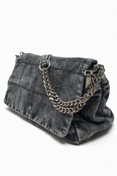 ROCK STYLE FLAP SHOULDER BAG - Denim Blue | ZARA United States Zara Shoulder Bag With Adjustable Strap, Modern Zara Shoulder Bag With Removable Pouch, Zara Shoulder Bag With Detachable Strap For Everyday, Trendy Zara Shoulder Bag With Adjustable Strap, Zara Crossbody Shoulder Bag With Removable Pouch, Trendy Zara Satchel With Adjustable Strap, Zara Satchel With Removable Pouch As Shoulder Bag, Zara Rectangular Shoulder Bag With Zipper Closure, Trendy Zara Bags With Zipper Closure