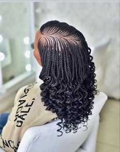 Quick Braiding Styles, Cornrow Bob, Diy Hair Color Remover, Different Types Of Hairstyles, Curled Hair With Braid, Dreadlocks Styles, Dreadlocks Hairstyles, Twists Hairstyles, Bob Braids Hairstyles