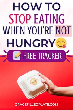 Has dieting wrecked your ability to eat intuitively? You used to be able to eat when you're hungry and stop when you're full but now, you find yourself overeating– you need simple tips that will teach you how to eat only when you're hungry... this blog post (and free PDF printable tracker) will help you embrace intuitive eating without feeling like you're on a diet. #stopdieting #healthyeating #eatwhenhungry Printable Tracker, Energy Resources, Feeling Hungry, Lean Body, Intuitive Eating, Time To Eat, How To Eat Less