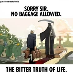 an image of a man with a knife in his hand and another person holding luggage