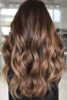 Balyage Long Hair, Dark Brown Hair Balayage, Dark Chocolate Hair, Chocolate Hair, Brown Hair With Blonde Highlights