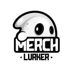 the logo for merch lurker, an online gaming platform that is currently in development