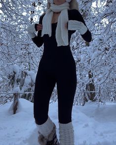 Shop our Influencers' top picks on Amazon Cold Day Outfits, Leg Warmers Outfit, Snow Day Outfit, Cold Weather Outfit, Ski Outfit, Snow Outfit, Outfit Chic, Cold Outfits, Body Suit Outfits