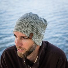 "The Conan Beanie is a simple fitted beanie, perfect for those who just want something to keep their head warm. This beanie is made from sport weight wool yarn and is worked from the bottom up.  This pattern is part of the Crochet Makes for Men book! This book features 12 modern and masculine crochet patterns for men, including 6 garments, 4 hats, and 2 scarves.  Details here: https://www.twobrothersblankets.com/mens-crochet-patterns/ **This listing is for the Conan Beanie CROCHET PATTERN only.* Masculine Crochet, Crochet Patterns For Men, Crochet Mens Hat Pattern, Mens Crochet Beanie, Beanie Crochet Pattern, Hat Crochet Pattern, Crochet Collection, Bonnet Crochet, Beanie Crochet