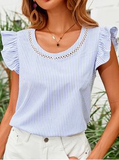 Lantern Sleeved Blouses, Butterfly Sleeve, Casual Cap, Kurta Designs, Women Shirts Blouse, Dress Plus Size, Beach Jewelry, White Casual, Blouse Styles