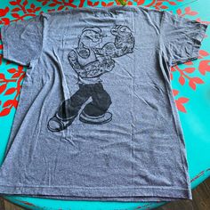 This Popeye T-Shirt Is Washed And Unused. Please See Dimensions In Pics And Note My Pictures Are Part Of The Description. Ask Questions Before You Buy, Please. Ask Questions, My Pictures, Tee Shirts, Mens Shirts, Man Shop, T Shirt, Color