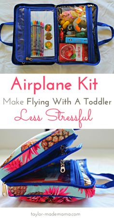 Toddler Plane Travel, Flying With A Toddler, Airplane Kit, Packing Kids