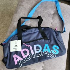 New Wuth Tag Adidas Duffel Bag Top Zip Closure Top Carry Handles And Detachable Shoulder Strap With Clip Unisex Bundle W/ Another Item/S To Save. Same/Next Business Day Shipping. Casual Blue Travel Bag With Zipper Closure, Casual Blue Travel Bag With Zipper, Functional Blue Duffle Bag With Adjustable Strap, Adidas Travel Bag With Rectangular Shape, Adidas Travel Bags Rectangular Shape, Adidas Travel Bags Rectangular, Blue Gym Bag With Zipper For Daily Use, Blue Gym Bag With Zipper Closure For Daily Use, Blue Gym Bag With Zipper Closure