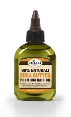 Difeel Shea Butter 75ml Natural Hair Oil, Shea Butter Hair, Soy Oil, Hair Oils, Natural Hair Oils, Argan Oil Hair, Food Snacks, Macadamia Oil, Dry Scalp