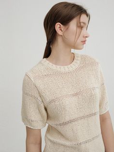 Composition : COTTON/93,NYLON/7,배색: COTTON 100Country of Origin : KOREA Knitwear, Composition, Knitting, The Originals, Clothes For Women, Clothes