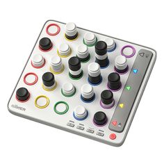 an electronic device with buttons and knobs on it