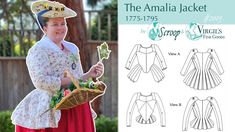 Finishing My 18th Century Jacket || Scroop Amalia Jacket, Part 3 - YouTube 18th Century Jacket Pattern, Colonial Clothing, 1700s Fashion, Historical Costuming, 18th Century Clothing, Western Clothing, Jacket Pattern Sewing, Cosplay Tutorial