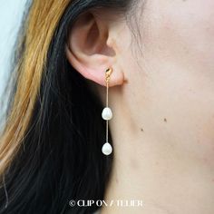 Natural Freshwater Pearl Clip on Earrings Gold Plated Dangle Drop Bridal Earrings Non Pierced Ears Bridesmaids Mothers Day Jewelry Gift - Etsy Drop Bridal Earrings, Mothers Day Jewelry, Bridal Earrings Drop, Pierced Ears, Bridal Earrings, Earrings Gold, Clip On, Ear Piercings, Jewelry Gift