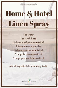 Hotel Linen, Essential Oil Blends Recipes, Diffuser Recipes, Essential Oil Diffuser Blends, Oil Diffuser Blends, Cleaning Recipes, Diy Essential Oils