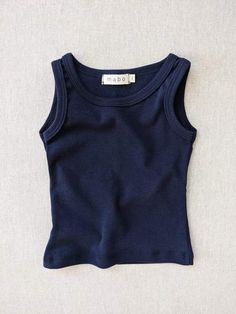 organic cotton tank top - midnight                       – mabo Stile Blair Waldorf, Cut Shirt, Long Tank, Baggy Pants, Casual Stylish, Toned Body, Mode Inspo, Cotton Tank Top