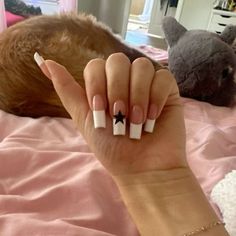 Winter Baddie, Punk Nails, Airbrush Nails, Grunge Nails, Colored Acrylic Nails, Nails Winter, Glamorous Nails, Nails Only, Bling Acrylic Nails