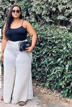 Old Money Outfits Plus Size Summer, Plus Size Old Money Style Summer, Calça Wide Leg Jeans Plus Size, Wid Leg Plus Size, Wide Leg Preta Plus Size, Carnival Fashion, Look Zara, Outfits Gorditas