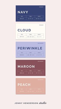 four different font styles with the same color scheme for each letter, including one that says cloud