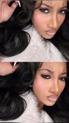 Libra Women Aesthetic, 2000s Makeup Looks, Show Makeup, Designer Headbands, Makeup Icons, Pretty Makeup Looks, Makeup For Black Skin, Perfect Selfie, Winter Makeup