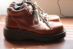 Vintage 90s Doc Marten boots, hiking boots, ankle boots, monkey boots, brown boots.  Made in England, size UK 7, US men 8, US women 9.  Excellent condition, very little wear. Please read all measurements and view all photos provided before purchasing as I do NOT accept returns. I do my best to list accurate measurements and notate all visible flaws/signs of wear. I am happy to send additional pictures of any listing. I am not responsible for lost or damaged packages during shipping. Insurance can be purchased at an additional cost. International buyers please contact me for shipping quotes. Please note: Vintage items are not new and it is expected that there will be signs of age and wear. Vintage sizes run smaller than ones today, so the best method to judge size is to compare the above me Doc Marten Boots, Monkey Boots, Doc Marten Boot, Doc Marten, Shipping Quotes, Ankle Boots Men, Brown Ankle Boots, England Uk, Boots Brown