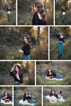 Fall Senior Pictures in a meadow with beautiful backlight coming through. Winter Senior Photos