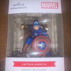 captain america action figure in the packaging