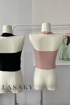 Lasaky - Premium V-Neck Spaghetti Strap Camisole with Removable Padding for Versatile Layering or Standalone Wear Stretch Cami Halter Top Vest, Stretch Cami Halter Top With Vest Detail, Seamless High Stretch Sleeveless Camisole, Bra Friendly High Stretch Halter Neck Top, High Stretch Bra Friendly Sleeveless Halter Top, Stretch Sleeveless Bra-friendly Halter Top, Versatile Sleeveless Camisole With Built-in Bra, Pink Seamless Halter Neck Top, Fabric Names