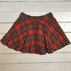 VTG Goosey Gander Wool Red Plaid Kids Toddler Child Skirt Pleated. School uniform style. Waistband has button holes as if it were made to attach to a top as a set. Holes can be easily whip-stitched shut if desired. Condition is Very Good but it is missing it’s side-closure button- easily replaceable. Sold as is. Approximate measurements, taken laid flat- Waist: 21” Waist to skirt hem: 10” Shipped with USPS First Class Package. School Uniform Style, Uniform Style, School Uniform Fashion, Skirt Pleated, Button Holes, Uniform Fashion, Red Plaid, Cheer Skirts, Pleated Skirt