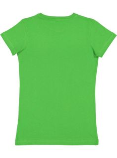 Ladies' Junior Fit T-Shirt - APPLE - M | LAT Women's Junior Fit T-Shirt in Green Apple Size Medium | Cotton Basic Green Cotton T-shirt, Fitted Green Tops, Fitted Plain Cotton T-shirt, Home T Shirts, Jersey Tee, Vinyl Colors, Heat Transfer Vinyl, Neck T Shirt, T Shirts