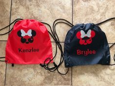 Disney Drawstring Bags Disney Minnie Mouse Bag Personalized - Etsy Minnie Mouse Bag, Wizard Party, Vacation Bag, Drawstring Bags, Personalize Bag, Backpack Purse, Cute Bag, Event Decor, Making Out