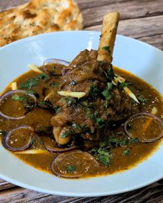 So delicious! Luxurious Breakfast, Marinated Lamb, Garlic Seeds, Ginger Slice, Veg Dishes, Lamb Shanks, Curry Dishes, Lamb Recipes, Ultimate Comfort Food