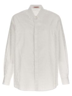 98% cotton, 2% elastane Designer Fitted Cotton Tops, Luxury Fitted Cotton Tops, Luxury Fitted Cotton Top, Designer Long Sleeve Cotton Dress Shirt, Luxury Fitted Cotton Shirt, Modern Cotton Dress Shirt With Concealed Placket, Fitted Luxury Cotton Shirt, Cotton Shirt With Concealed Placket And Relaxed Fit, Elegant Cotton Shirt With Concealed Placket