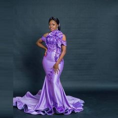 Long Off Shoulder Dress, Lavender Party Dress, African Evening Dresses, Aso Ebi Style, Cap Sleeve Prom Dress, Lace Wedding Guest Dress, Prom Dresses Off The Shoulder, Mermaid Prom Dresses Lace, Satin Evening Dresses