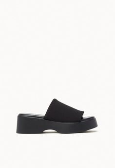 Effie Platform Slide Sandal Fashion Shoes Sandals, Platform Slides, Black Caviar, Summer Chic, Slide Sandals, Fashion Inspo Outfits, Shoes Sandals, Fashion Shoes, Heel Height