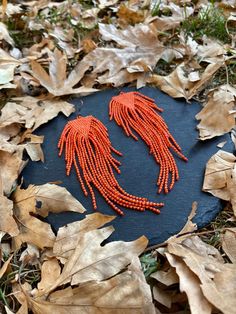 Extra long burnt orange beaded fringe earrings, shiny orange earrings, seed bead earrings, dangle boho earrings, unique earring,gift for her ♥𝑇ℎ𝑒 𝑝𝑎𝑡𝑡𝑒𝑟𝑛 𝑜𝑓 𝑡ℎ𝑖𝑠 𝑒𝑎𝑟𝑟𝑖𝑛𝑔 𝑖𝑠 𝑐𝑟𝑒𝑎𝑡𝑒𝑑 𝑏𝑦 𝐾𝑎𝑍𝑒𝐵𝑒𝑎𝑑𝐽𝑒𝑤𝑒𝑙𝑟𝑦 ♥𝑀𝑎𝑑𝑒 𝑢𝑠𝑖𝑛𝑔 𝑓𝑟𝑒𝑒ℎ𝑎𝑛𝑑 𝑏𝑒𝑎𝑑𝑖𝑛𝑔 𝑤𝑜𝑣𝑒𝑛 𝑡𝑒𝑐ℎ𝑛𝑖𝑞𝑢𝑒𝑠 𝑤𝑖𝑡ℎ 𝑠𝑡𝑟𝑜𝑛𝑔 𝑠𝑦𝑛𝑡ℎ𝑒𝑡𝑖𝑐 𝑡ℎ𝑟𝑒𝑎𝑑. ♥𝑇ℎ𝑒 𝑠𝑖𝑧𝑒 𝑜𝑓 𝑡ℎ𝑒 𝑠𝑒𝑒𝑑 𝑏𝑒𝑎𝑑𝑠 𝑢𝑠𝑒𝑑 𝑖𝑠 2 𝑚𝑖𝑙𝑙𝑖𝑚𝑒𝑡𝑒𝑟𝑠 𝑎𝑛𝑑 𝑏𝑒𝑎𝑑𝑠 𝑎𝑟𝑒 ℎ𝑖𝑔ℎ 𝑞𝑢𝑎𝑙𝑖𝑓𝑖𝑒𝑑. ♥𝐴𝑙𝑙 𝑡ℎ𝑒 ℎ𝑜𝑜𝑘𝑠 𝑢𝑠𝑒𝑑 𝑖𝑛 𝑜𝑢𝑟 𝑗𝑒𝑤𝑒𝑙𝑟𝑦 𝑎𝑟𝑒 24 𝑘 𝑔𝑜𝑙𝑑 𝑝𝑙𝑎𝑡𝑒𝑑 𝑎𝑛𝑑 ℎ𝑦𝑝𝑜𝑎𝑙𝑙𝑒𝑟𝑔𝑒𝑛𝑖𝑐. ♥𝑇ℎ𝑒𝑠𝑒 𝑎𝑟𝑒 𝑣𝑒𝑟𝑦 𝑙𝑖𝑔ℎ𝑡 𝑒𝑎𝑟𝑟𝑖𝑛𝑔𝑠 𝑡ℎ𝑎𝑡 𝑦𝑜𝑢 𝑐𝑎𝑛 𝑤𝑒𝑎𝑟 𝑎𝑙𝑙 𝑑𝑎𝑦 𝑤𝑖𝑡ℎ𝑜𝑢𝑡 ℎ𝑢𝑟𝑡𝑖𝑛𝑔 𝑦𝑜𝑢𝑟 𝑒𝑎𝑟! The o Orange Beaded Earrings, Orange Beaded Fringe Earrings As Gift, Orange Beaded Fringe Jewelry For Gifts, Orange Beaded Fringe Earrings With Round Beads, Orange Fringe Beaded Earrings As Gift, Orange Fringe Beaded Earrings For Gift, Orange Beaded Fringe Earrings, Orange Tassel Drop Earrings With Dangling Beads, Orange Beaded Dangle Tassel Earrings