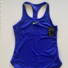 Nike Girl Tank Top, Size Medium. New With Tag. Blue/Purple Color. Blue Cotton Racerback Top, Sporty Fitted Tops For Playwear, Purple Sleeveless Top For Playwear, Light Blue Fitted Tops For Playwear, Sleeveless Purple Tops For Playwear, Nike Blue Tops For Playwear, Nike Purple Fitted Top, Nike Purple Sleeveless Tops, Fitted Nike Purple Tops