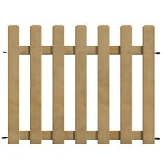 a wooden fence is shown against a white background