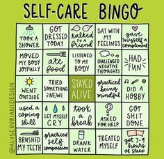 Self Care Bingo, Best Friend Poems, Peer Support, Wellness Wednesday, Self Care Activities, Bingo Cards, Bullet Journaling, Social Work, Monday Motivation